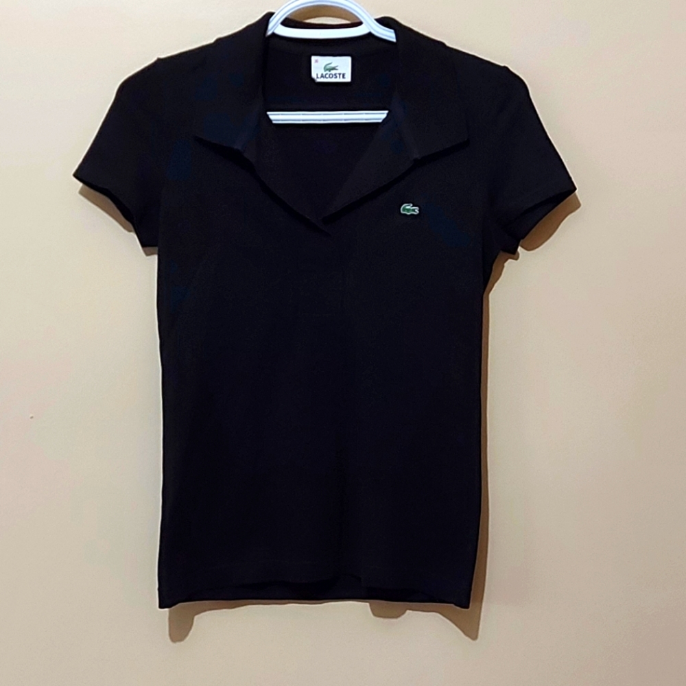Lacoste Black Polo Shirt